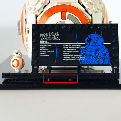 Display Case for LEGO 75452 Star Wars BB-8 Astromech Droid