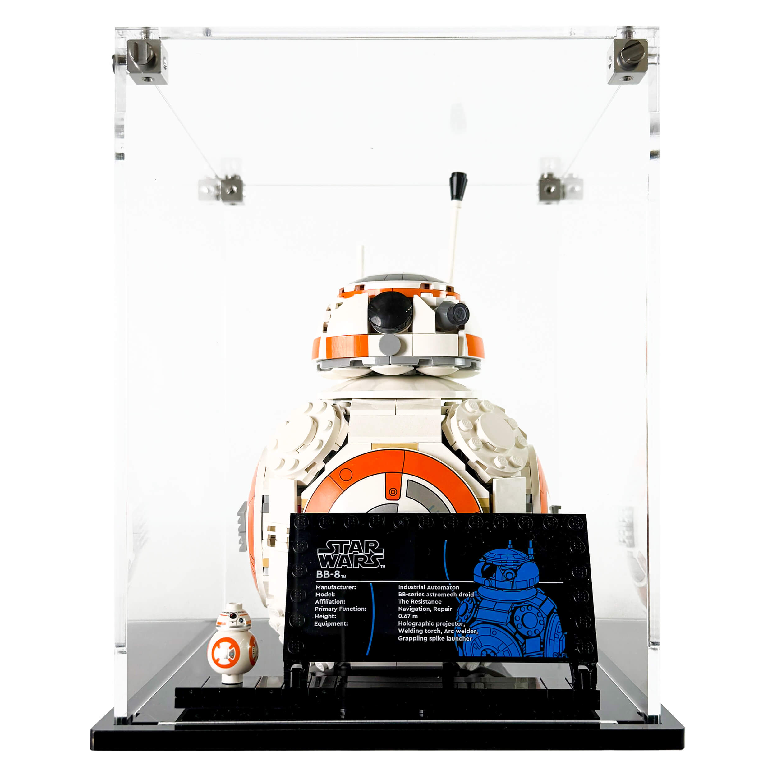 STAR WARS コレクション写真付き Display Case for LEGO® 75452 Star Wars™ BB-8™ Astromech Droid