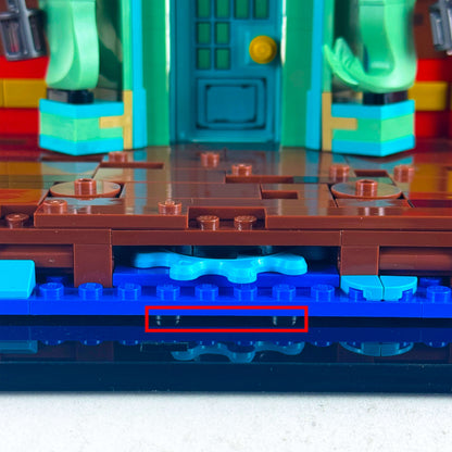 Display Case for LEGO 75640 One Piece The Baratie Floating Restaurant