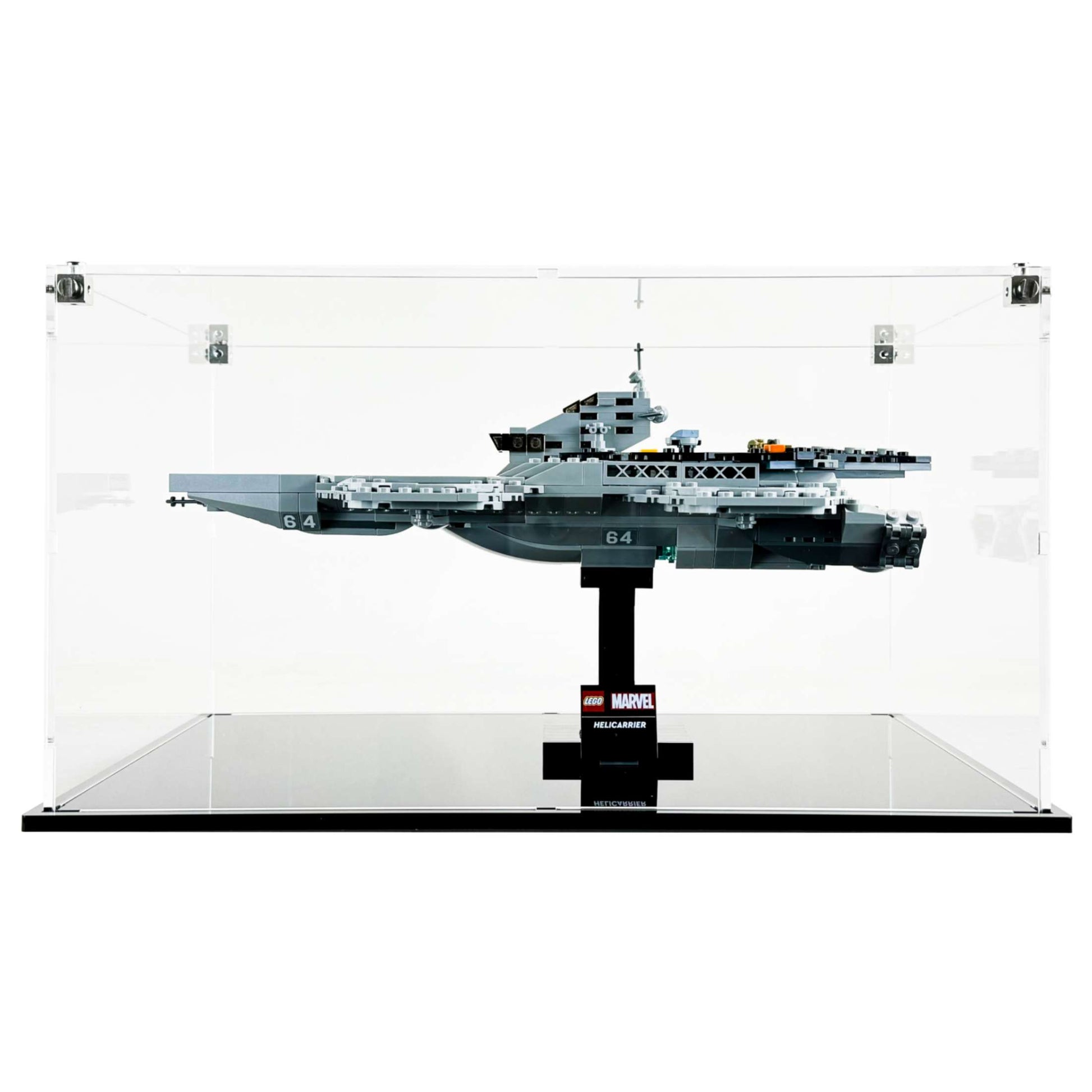 76295 display case lego marvel the avengers helicarrier