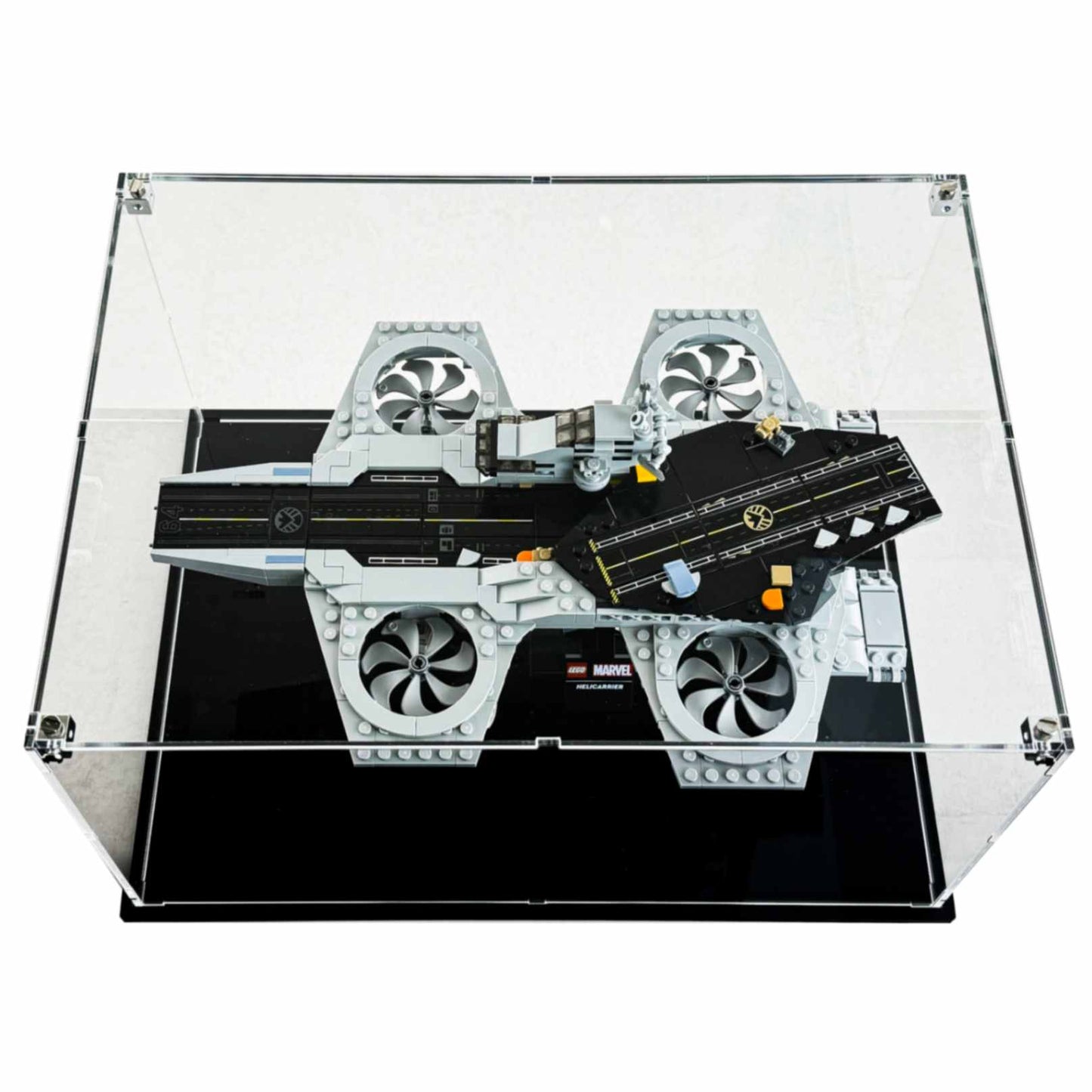 76295 display case lego marvel the avengers helicarrier