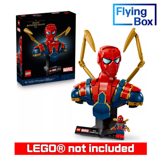 Display Case for LEGO 76326 Marvel Iron Spider-Man Bust