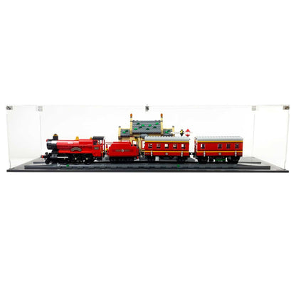 76423 display case lego harry potter hogwarts express train set with hogsmeade station