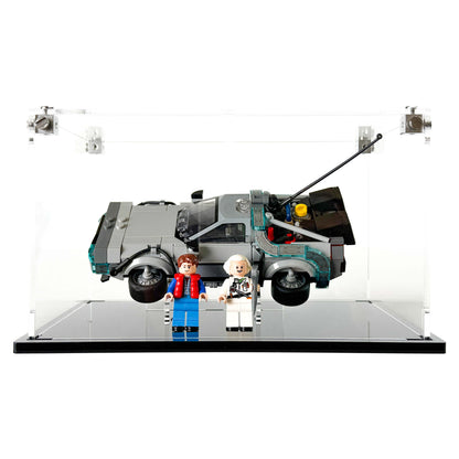 Display Case for LEGO 77256 Speed Champion Time Machine from Back to the Future