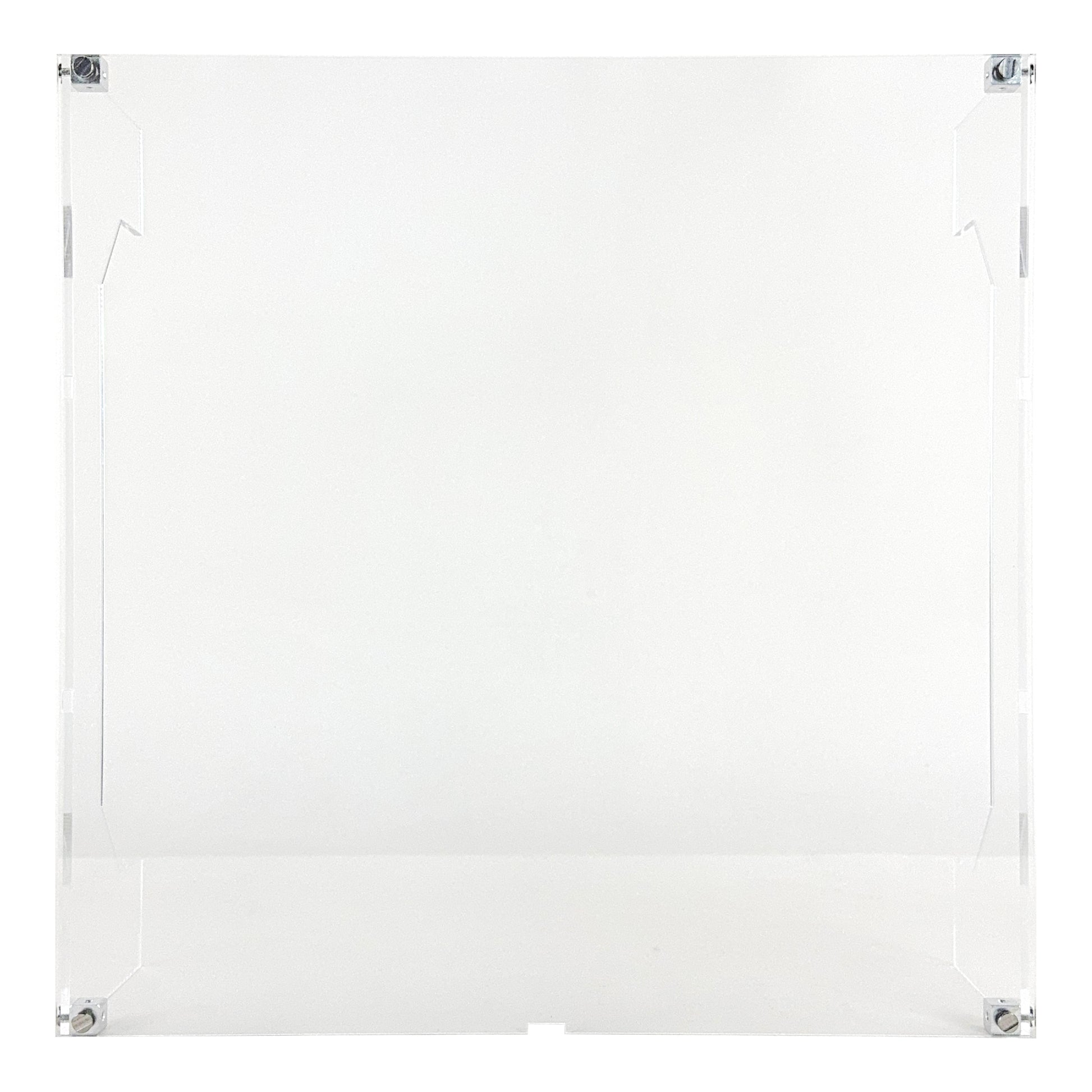 Clear window panel cover for IKEA KALLAX shelf
