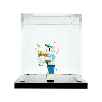 minifigure display case for 3 lego minifigures