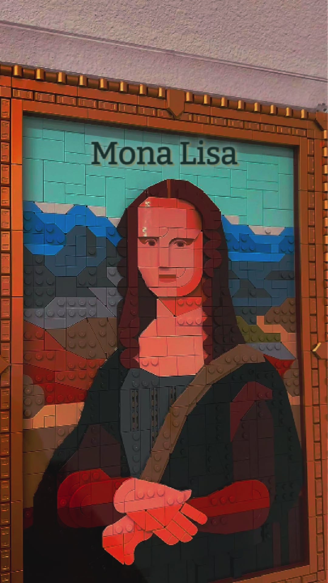 Wall Mounted Display Case for LEGO® 31213 Art Mona Lisa – Flying Box