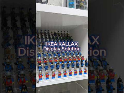 Clear window panel cover for IKEA KALLAX shelf