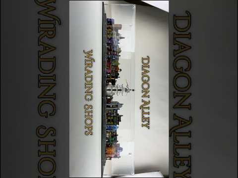 76444 display case lego harry potter diagon alley wizarding shops
