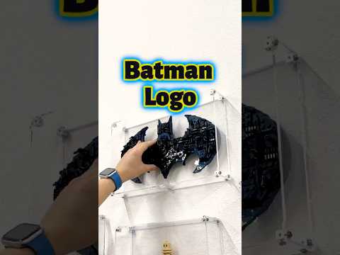 Wall Mounted Display Case for LEGO 76330 Batman Logo