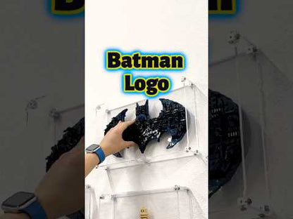 Wall Mounted Display Case for LEGO 76330 Batman Logo