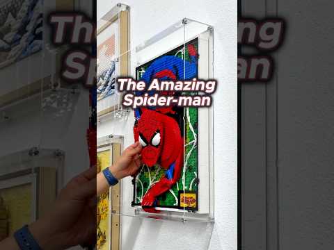 Wall Mounted Display Case for LEGO 31209 Art The Amazing Spider-Man
