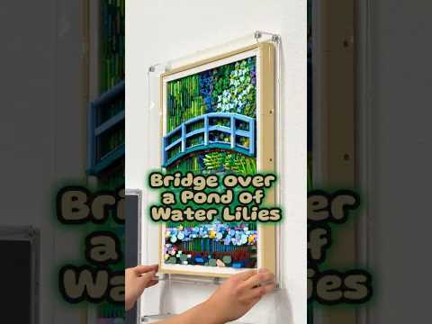 Display Case for LEGO 31220 Art Claude Monet – Bridge over a Pond of Water Lilies