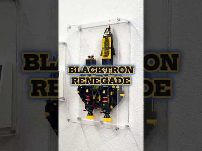 Wall Mounted Display Case for LEGO 10355 Icons Blacktron Renegade