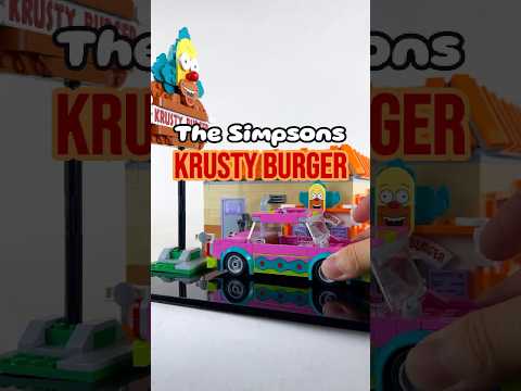 Display Case for LEGO 72037 Icons The Simpsons Krusty Burger