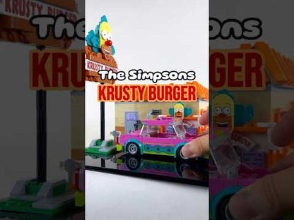 Display Case for LEGO 72037 Icons The Simpsons Krusty Burger