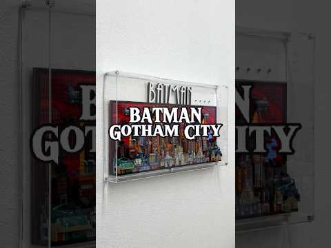 Wall Mounted Display Case for LEGO 76271 Batman The Animated Series Gotham City